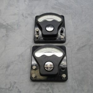 Welch D.C. Ammeter Vintage Electrical‎ Meter Gauge Lab Equipment Set 40s 50s VTG